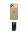 ieg™ iPhone 11 Pro Kılıf Vadi Çizgi - Siyah 3D Antistatik Hayalet Cam Ekran Koruyucu