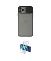ieg™ iPhone 11 Pro Kılıf Vadi Çizgi - Siyah 3D Antistatik Seramik Nano Ekran Koruyucu