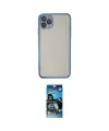 ieg™ iPhone 11 Pro Kılıf Vadi Minimal - Siyah 34D Izgaralı Cam