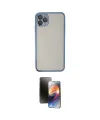 ieg™ iPhone 11 Pro Kılıf Vadi Minimal - Siyah 3D Antistatik Mat Seramik Nano Ekran Koruyucu