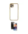 ieg™ iPhone 11 Pro Kılıf Vadi Minimal - Siyah 3D Antistatik Mat Seramik Nano Ekran Koruyucu