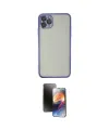 ieg™ iPhone 11 Pro Kılıf Vadi Minimal - Siyah 3D Antistatik Mat Seramik Nano Ekran Koruyucu