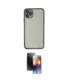ieg™ iPhone 11 Pro Kılıf Vadi Minimal - Siyah 3D Antistatik Mat Seramik Nano Ekran Koruyucu