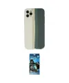 ieg™ iPhone 11 Pro Kılıf Yadigar Çizgi - Siyah 34D Izgaralı Cam