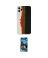 ieg™ iPhone 11 Pro Kılıf Yadigar Çizgi - Siyah 34D Izgaralı Cam