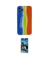 ieg™ iPhone 11 Pro Kılıf Yadigar Çizgi - Siyah 34D Izgaralı Cam