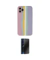 ieg™ iPhone 11 Pro Kılıf Yadigar Çizgi - Siyah 3D Antistatik Hayalet Cam Ekran Koruyucu
