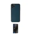 ieg™ iPhone 11 Pro Kılıf Yadigar Klasik - Siyah 3D Antistatik Hayalet Cam Ekran Koruyucu
