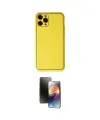 ieg™ iPhone 11 Pro Kılıf Yadigar Klasik - Siyah 3D Antistatik Mat Seramik Nano Ekran Koruyucu
