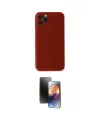 ieg™ iPhone 11 Pro Kılıf Yadigar Yansıma Serisi - Siyah 3D Antistatik Mat Seramik Nano Ekran Koruyucu
