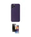 ieg™ iPhone 11 Pro Kılıf Yadigar Yansıma Serisi - Siyah 3D Antistatik Mat Seramik Nano Ekran Koruyucu