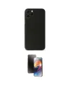 ieg™ iPhone 11 Pro Kılıf Yadigar Yansıma Serisi - Siyah 3D Antistatik Mat Seramik Nano Ekran Koruyucu