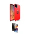ieg™ iPhone 11 Pro Kılıf Yankı Form Prime - Siyah 3D Antistatik Mat Seramik Nano Ekran Koruyucu