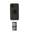 ieg™ iPhone 11 Pro Kılıf Yörünge Çizgi - Siyah 34D Hayalet Izgaralı Cam