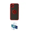 ieg™ iPhone 11 Pro Kılıf Yörünge Çizgi - Siyah 3D Antistatik Cam Ekran Koruyucu