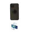 ieg™ iPhone 11 Pro Kılıf Yörünge Çizgi - Siyah 3D Antistatik Cam Ekran Koruyucu