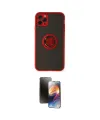 ieg™ iPhone 11 Pro Kılıf Yörünge Çizgi - Siyah 3D Antistatik Mat Seramik Nano Ekran Koruyucu