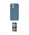 ieg™ iPhone 11 Pro Kılıf Zirve Modern Özel Seri - Siyah 34D Hayalet Izgaralı Cam