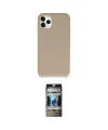 ieg™ iPhone 11 Pro Kılıf Zirve Modern Özel Seri - Siyah 34D Hayalet Izgaralı Cam