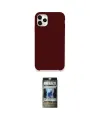 ieg™ iPhone 11 Pro Kılıf Zirve Modern Özel Seri - Siyah 34D Hayalet Izgaralı Cam