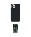 ieg™ iPhone 11 Pro Kılıf Zirve Modern Özel Seri - Siyah 360 Mat Full Body Arka Koruyucu
