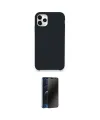 ieg™ iPhone 11 Pro Kılıf Zirve Modern Özel Seri - Siyah 3D Antistatik Hayalet Cam Ekran Koruyucu