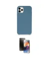 ieg™ iPhone 11 Pro Kılıf Zirve Modern Özel Seri - Siyah 3D Antistatik Mat Seramik Nano Ekran Koruyucu