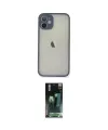 ieg™ iPhone 11 Pro Max Kılıf Ahenk Çizgi Serisi - Şeffaf 360 Full Body Arka Koruyucu