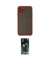 ieg™ iPhone 11 Pro Max Kılıf Ahenk Çizgi Serisi - Şeffaf 360 Full Body Arka Koruyucu