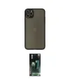 ieg™ iPhone 11 Pro Max Kılıf Ahenk Çizgi Serisi - Şeffaf 360 Full Body Arka Koruyucu