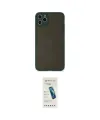 ieg™ iPhone 11 Pro Max Kılıf Ahenk Çizgi Serisi - Şeffaf Pasifik Cam Ekran Koruyucu