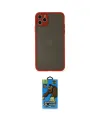 ieg™ iPhone 11 Pro Max Kılıf Ahenk Çizgi Serisi - Siyah 18D Cam Ekran Koruyucu