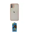 ieg™ iPhone 11 Pro Max Kılıf Ahenk Çizgi Serisi - Siyah 18D Cam Ekran Koruyucu
