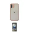 ieg™ iPhone 11 Pro Max Kılıf Ahenk Çizgi Serisi - Siyah 34D Hayalet Izgaralı Cam