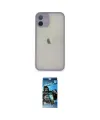 ieg™ iPhone 11 Pro Max Kılıf Ahenk Çizgi Serisi - Siyah 34D Izgaralı Cam