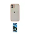 ieg™ iPhone 11 Pro Max Kılıf Ahenk Çizgi Serisi - Siyah 34D Izgaralı Cam