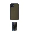 ieg™ iPhone 11 Pro Max Kılıf Ahenk Çizgi Serisi - Siyah 3D Antistatik Hayalet Cam Ekran Koruyucu