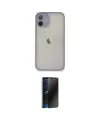 ieg™ iPhone 11 Pro Max Kılıf Ahenk Çizgi Serisi - Siyah 3D Antistatik Hayalet Cam Ekran Koruyucu