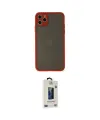 ieg™ iPhone 11 Pro Max Kılıf Ahenk Çizgi Serisi - Siyah Bilvis Hayalet Cam Ekran Koruyucu