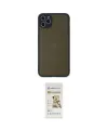 ieg™ iPhone 11 Pro Max Kılıf Ahenk Çizgi Serisi - Siyah Mat Seramik Nano Ekran Koruyucu
