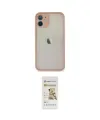ieg™ iPhone 11 Pro Max Kılıf Ahenk Çizgi Serisi - Siyah Mat Seramik Nano Ekran Koruyucu