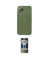 ieg™ iPhone 11 Pro Max Kılıf Ahenk Doku - Siyah 34D Hayalet Izgaralı Cam