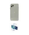 ieg™ iPhone 11 Pro Max Kılıf Ahenk Doku - Siyah 3D Antistatik Cam Ekran Koruyucu