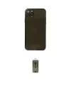 ieg™ iPhone 11 Pro Max Kılıf Ahenk Doku - Siyah Joko Magic 5D Hayalet Cam