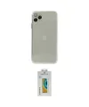 ieg™ iPhone 11 Pro Max Kılıf Ahenk Doku - Siyah Polymer Nano Ekran Koruyucu