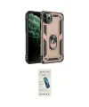 ieg™ iPhone 11 Pro Max Kılıf Ahenk Klasik Koleksiyonu - Şeffaf Pasifik Cam Ekran Koruyucu