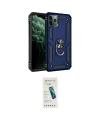 ieg™ iPhone 11 Pro Max Kılıf Ahenk Klasik Koleksiyonu - Şeffaf Pasifik Cam Ekran Koruyucu