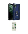 ieg™ iPhone 11 Pro Max Kılıf Ahenk Klasik Koleksiyonu - Siyah 20D Premium Cam Ekran Koruyucu