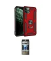 ieg™ iPhone 11 Pro Max Kılıf Ahenk Klasik Koleksiyonu - Siyah 34D Hayalet Izgaralı Cam