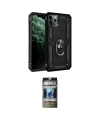 ieg™ iPhone 11 Pro Max Kılıf Ahenk Klasik Koleksiyonu - Siyah 34D Hayalet Izgaralı Cam